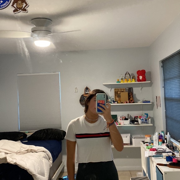 brandy white crop top! - Picture 1 of 3